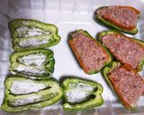 ピーマンの肉詰め＊ベジ挟み＊作り方3写真