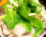 鶏ガラで＊きのことお野菜のスープ作り方3写真