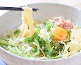 ～ツナ缶～野菜たっぷり和風サラダうどん！作り方5写真