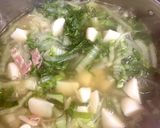 餅とろ 小かぶと白菜スープ作り方6写真