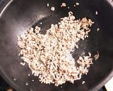 ひき肉とニラの中華風ご飯のお供作り方2写真