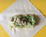 たっぷりキャベツと鶏肉の春巻き♡作り方6写真