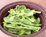 レンジで簡単!菜の花のペペロンチーノ作り方4写真