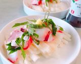 簡単！たこと長芋の青じそドレッシング作り方5写真