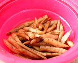 レンジで簡単おいしい!春のたたきゴボウ作り方4写真