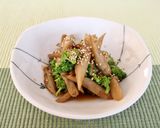 レンジで簡単おいしい!春のたたきゴボウ作り方5写真