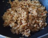 キーマカレーでオムライス作り方2写真