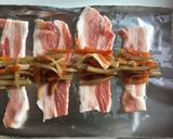 10分で♡肉巻ききんぴらゴボウ弁当作り方2写真