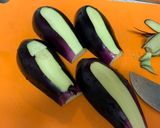 ナスのミートソースチーズ焼き作り方1写真