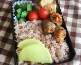 10分で♡肉巻ききんぴらゴボウ弁当作り方8写真