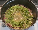 セリとしいたけの卵とじ☆作り方5写真