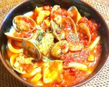 ペスカトーレうどん作り方16写真