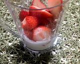 簡単いちご味♡トマトシェイク（ベジート）作り方3写真