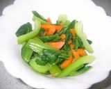 めんつゆで☆青梗菜のおひたし作り方6写真