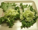 お弁当にキャベツとレタスの巻き巻きサラダ作り方4写真