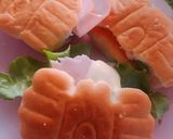 簡単♡キャラ弁♡かにぱんサンドイッチ作り方1写真