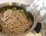 意外に合う!納豆とツナのパスタをそばで♪作り方9写真