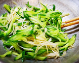 ささみと胡瓜の葱風味メンマで中華和え作り方11写真