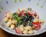レタス・大豆・トマトの濃厚サラダ♪作り方4写真