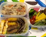 息子とママへのお弁当^_^190408作り方8写真