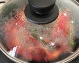 赤ピーマンとジャコの油なしキンピラ作り方3写真