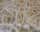 大根の皮だからこそ美味しいきんぴら作り方1写真
