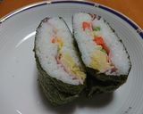 ポテトサラダとベーコンのおにぎらず作り方8写真