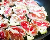 塩麹ラム肉と食感を楽しむクルミのソテー作り方6写真