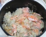 そのまんま鮭とシメジの炊込みご飯おこわ風作り方9写真