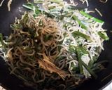 わらびとえのきと白滝の煮物作り方4写真