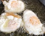半熟フライドエッグのメキシコ風朝食作り方3写真