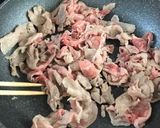 豚こま炒め〜塩ダレ風作り方1写真
