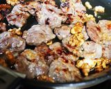 塩麹ラム肉と食感を楽しむクルミのソテー作り方8写真