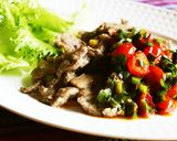 塩麹ラム肉と食感を楽しむクルミのソテー作り方9写真