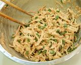 レンジで簡単。鶏胸肉のおかかマヨ和え！作り方4写真