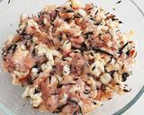 鶏ムネ肉とハンペンとひじきのつくね作り方5写真