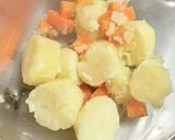 キムチ de ポテトサラダ作り方1写真