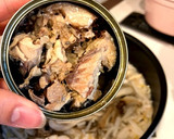 サバ缶活用！サバと舞茸のお味噌汁作り方2写真