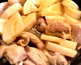 春！筍と鶏肉の煮物作り方3写真