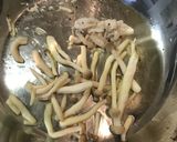サラダチキン缶とシメジのパスタ作り方4写真