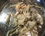 サラダチキン缶とシメジのパスタ作り方5写真