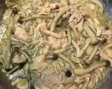 サラダチキン缶とシメジのパスタ作り方8写真