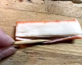 【お弁当】カニカマ入りぐるぐる玉子焼き作り方1写真