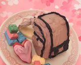 入学祝いに♡簡単♡ランドセルケーキ作り方6写真