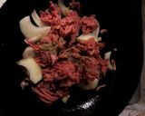 筍とひき肉のトマト炒め作り方3写真
