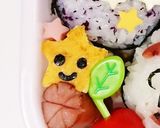 お月様と星いっぱい弁当☆キャラ弁?作り方1写真