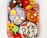お月様と星いっぱい弁当☆キャラ弁?作り方3写真