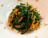 ニラと人参の胡麻味噌和え作り方5写真