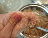 あっさり☆鶏団子汁作り方5写真