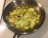 春野菜のパスタ ペペロンチーノ作り方5写真